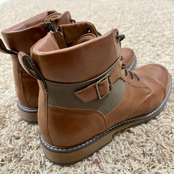 Madden By Steve Madden Men’s Lace-Up Combat Boots Brown, Size 13 (New) main image 7
